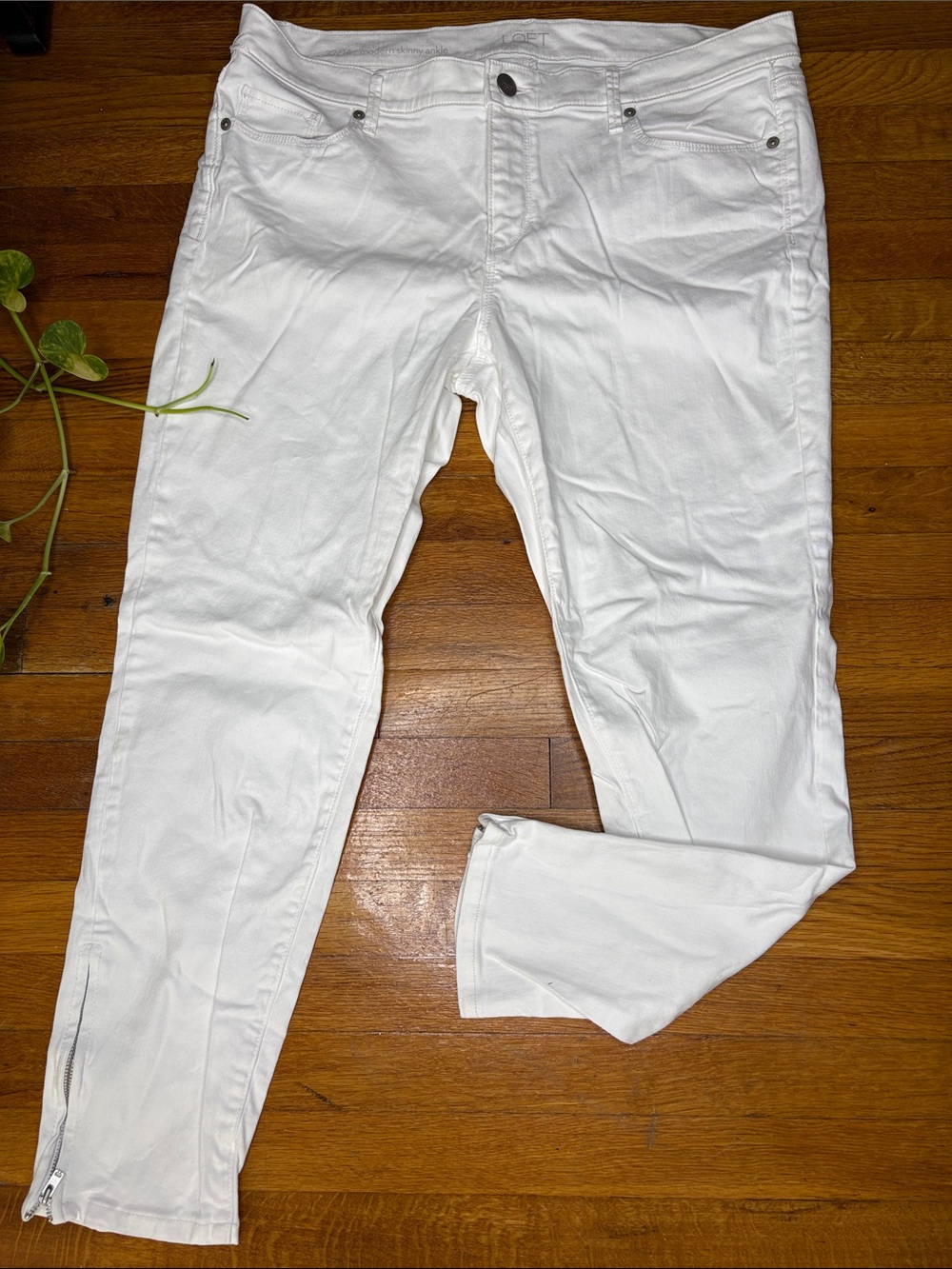 LOFT White Skinny Stretch Jeans for Men